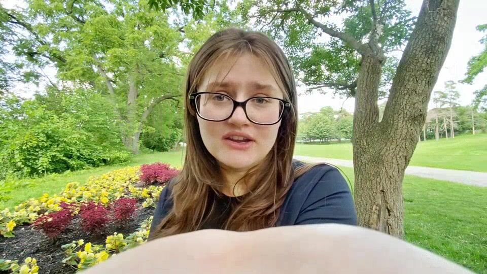 Kitija has her first snack - canadian giantess