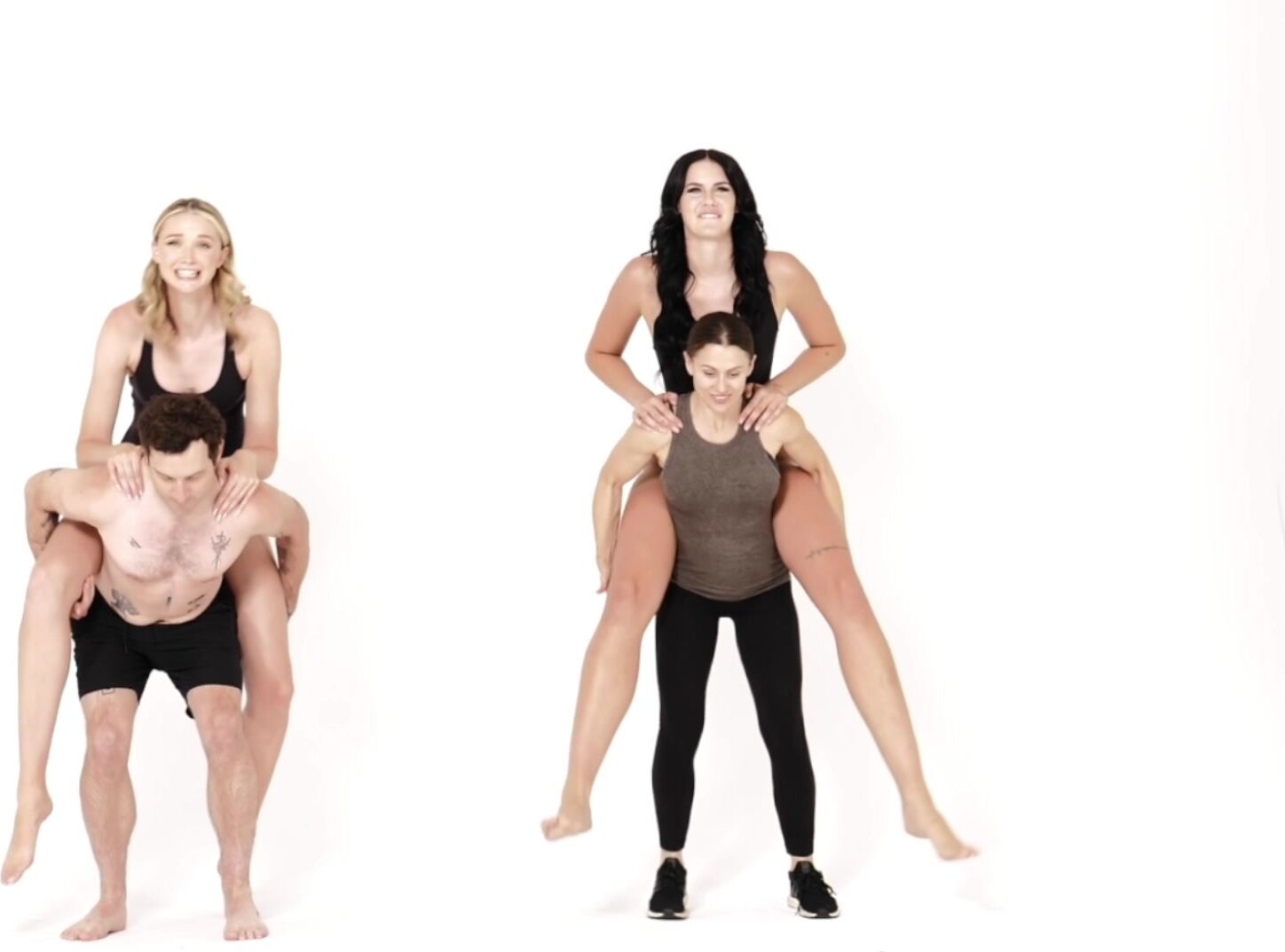 Kennedy Basham Tristin Savage Piggyback