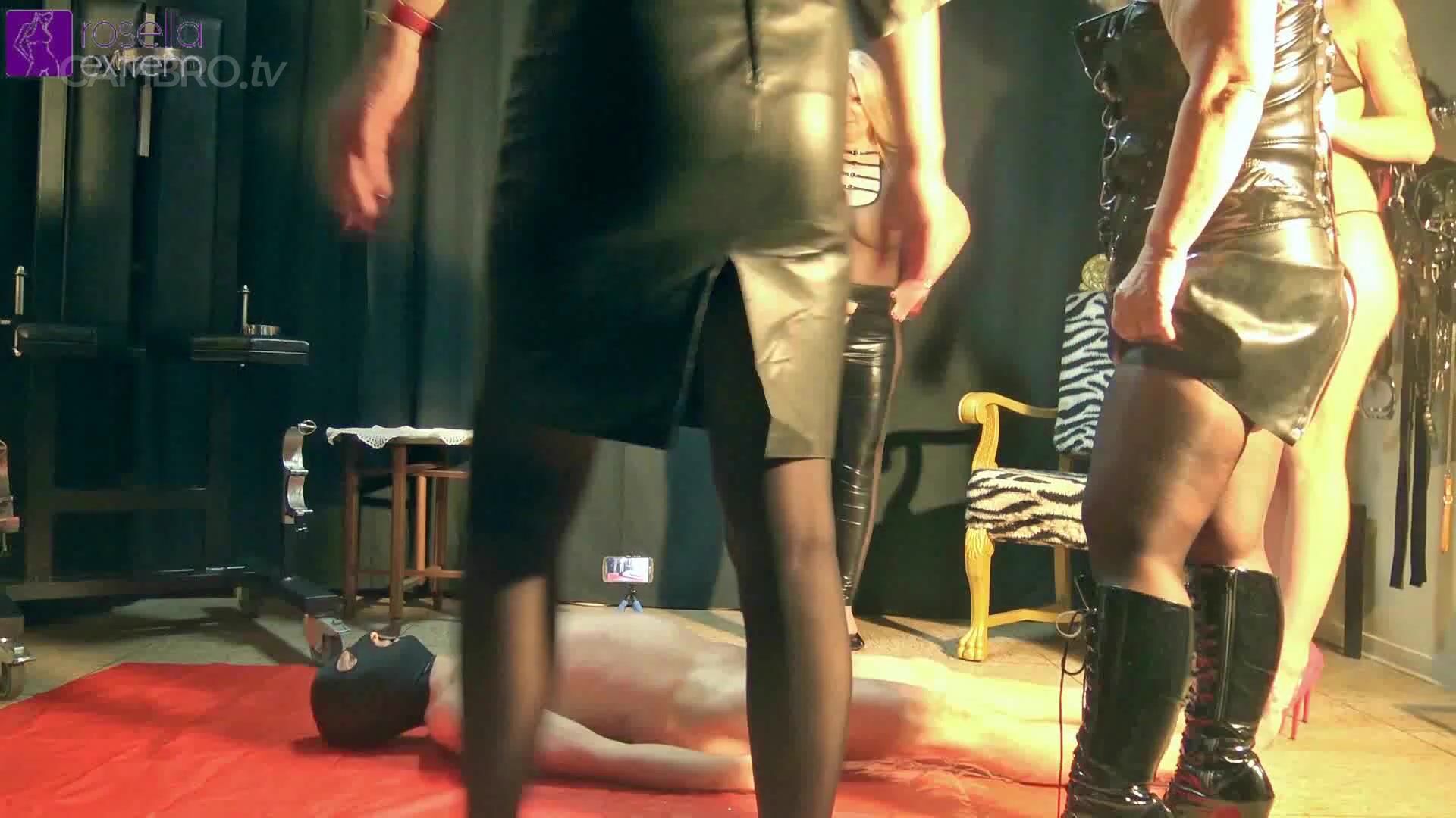 Mistress Rosella 3 mistress using toilet slave