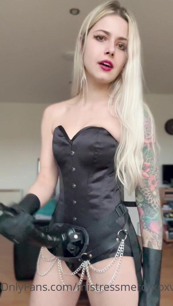 Mistress Mercy - Cum to gay porn JOI
