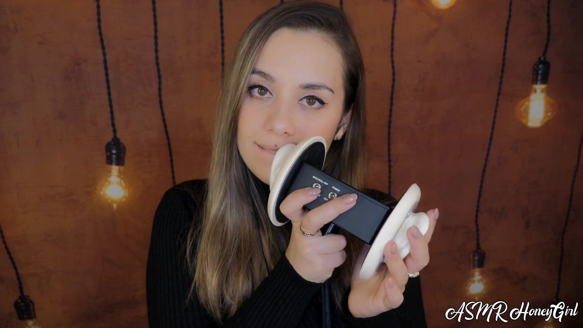 ASMR HoneyGirl Close and aggressive licking with ahegao