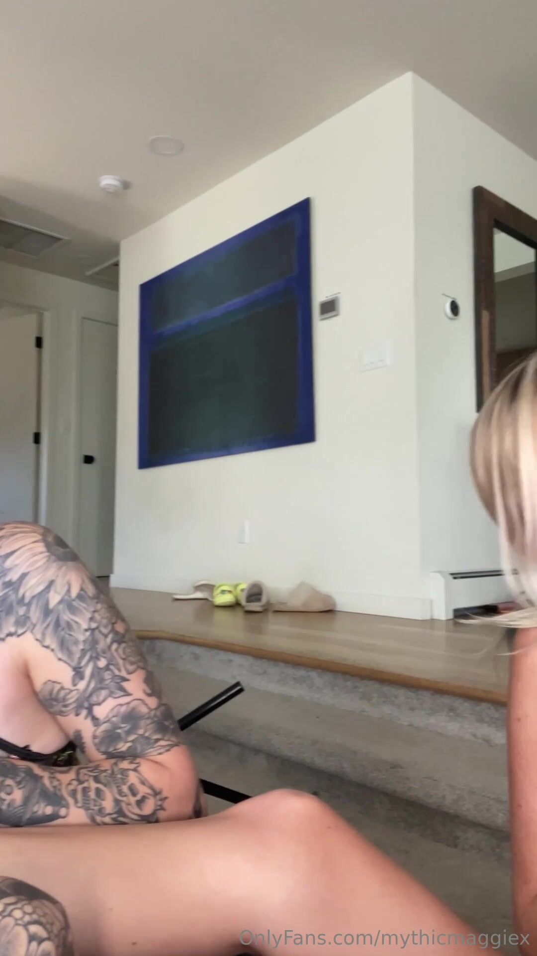 Lesbian foot gagging circle