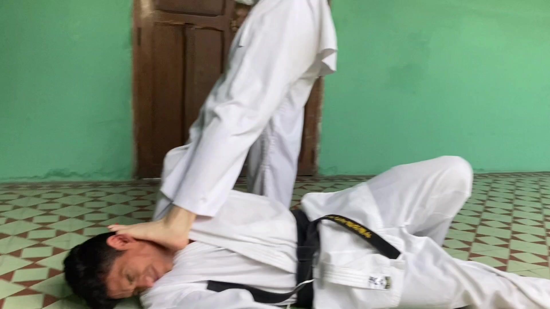 Mauxi The Kicking Girl Kick and Stomp Domination
