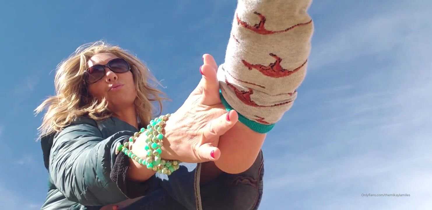 Mikayla Miles - Smelly socks in converse shoes