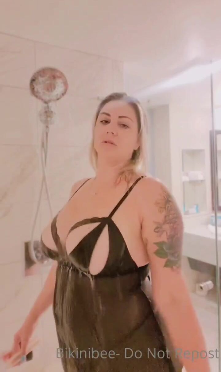 Bikinibee-OF-Shower-Black Chemise
