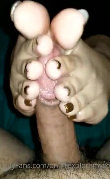Only1exploremysoles - Footjob Cum