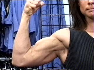 Flexing Biceps
