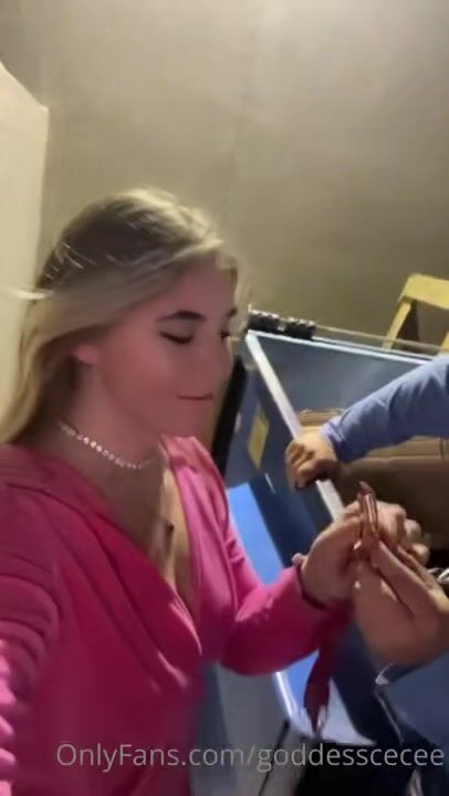 Goddesscecee and her boyfriend dominate their pathetic cuck slave.