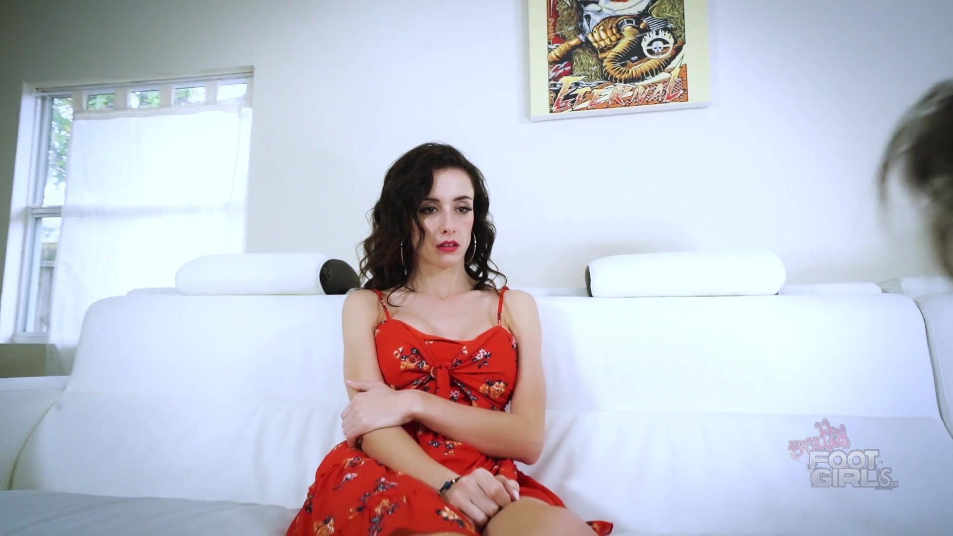 Ama Rio Gag on My feet Foot Bitch