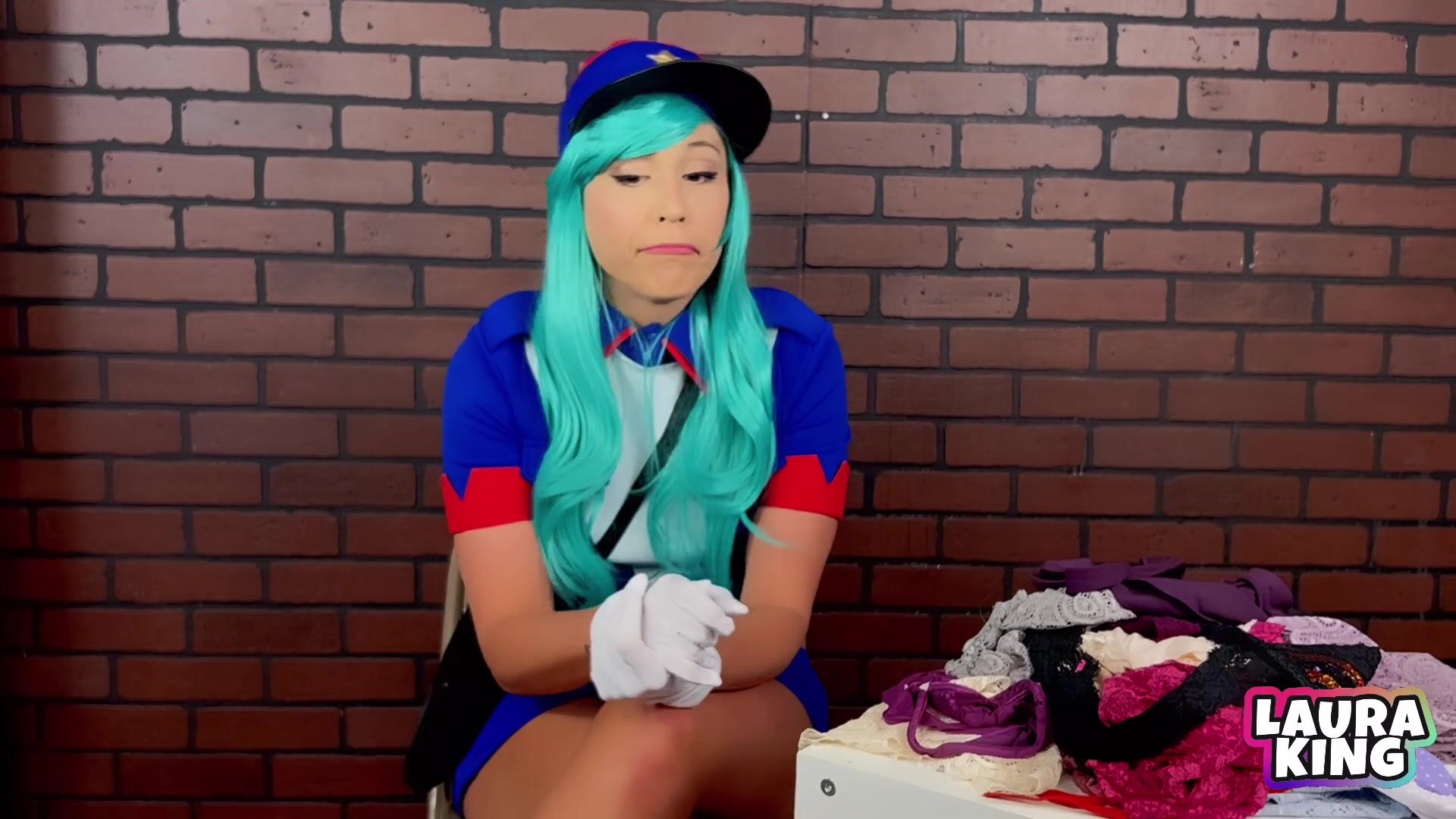 Laura King - Officer Catches a Panty Thief
