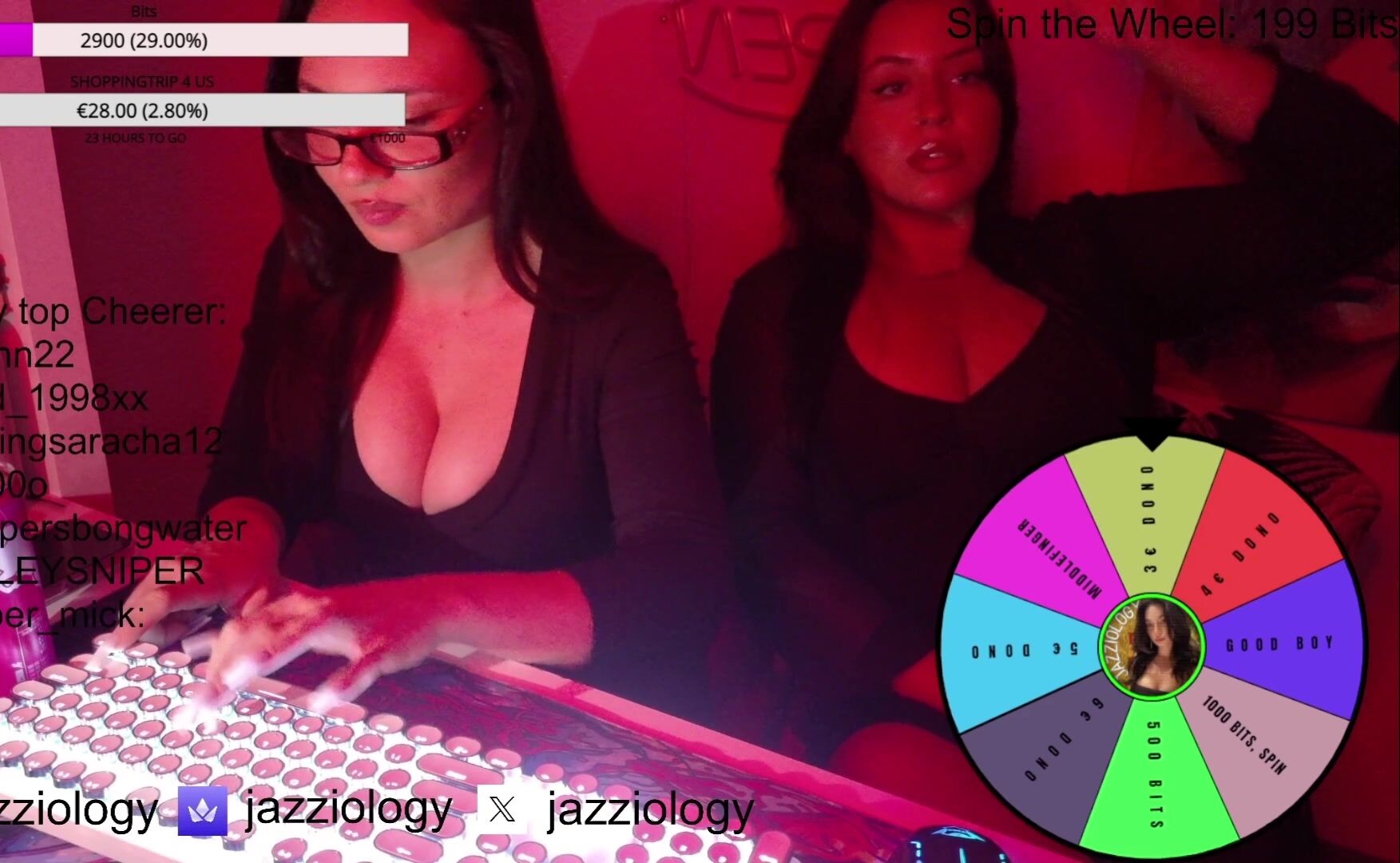 Jazziology stream love her boobs
