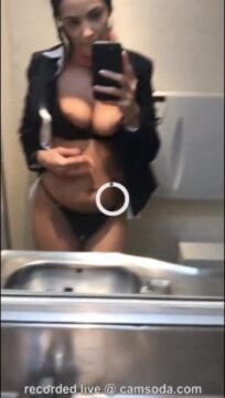 Sofi Ryan flight_attendant_uses_in-flight_wifi_to_cam_on_camsoda_