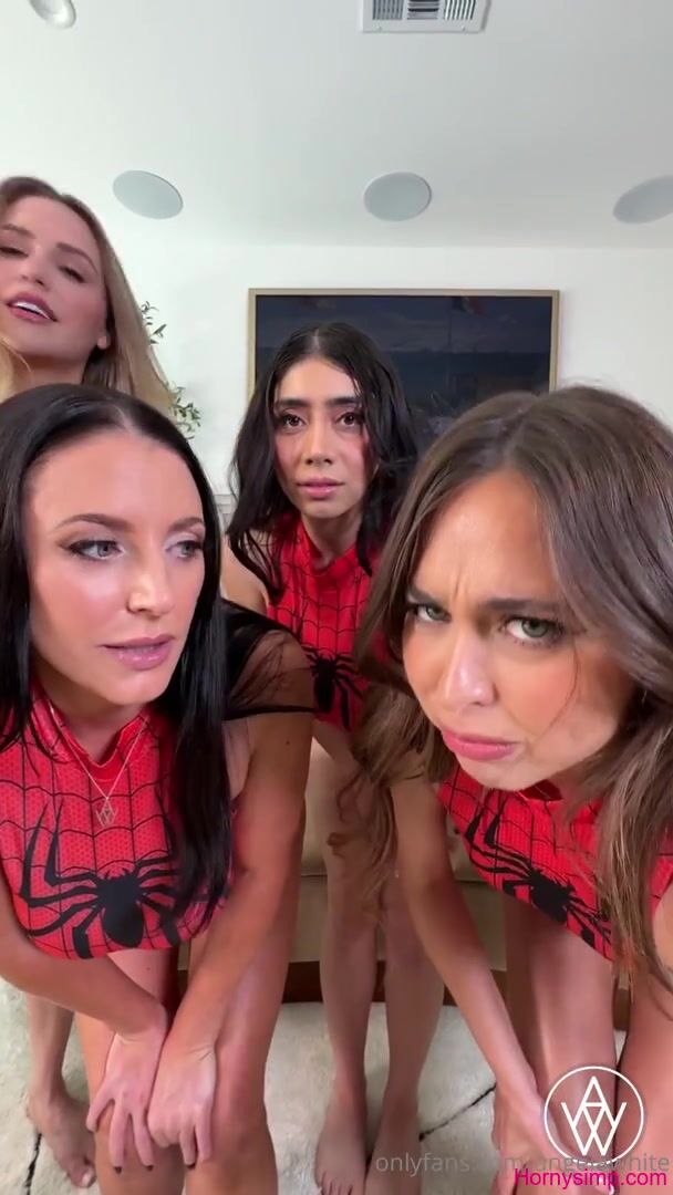 Angela White, Riley Reid, Violet Myers, Mia Malkova JOI tape