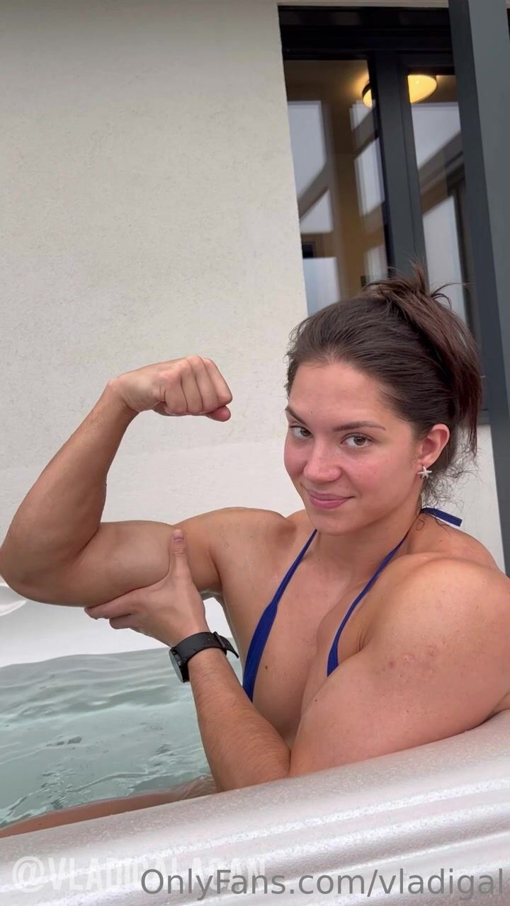 HUGE gorgeous muscle woman
