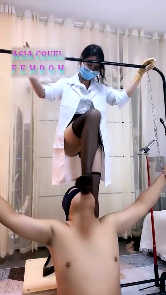 Chinese foot gagging vomit