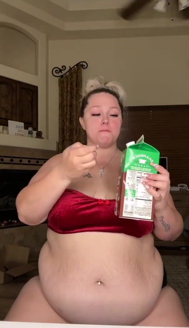 NikkiThikk Cake and Milk Chug