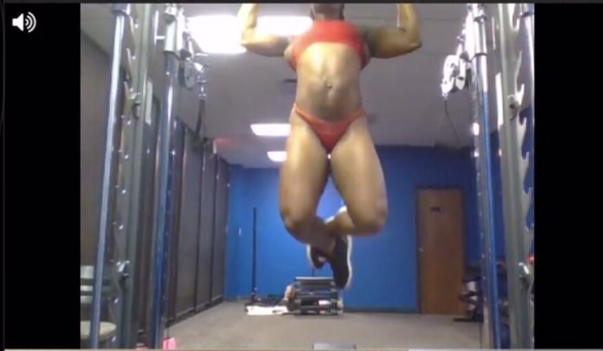Brittany O’veal flexing pt 5