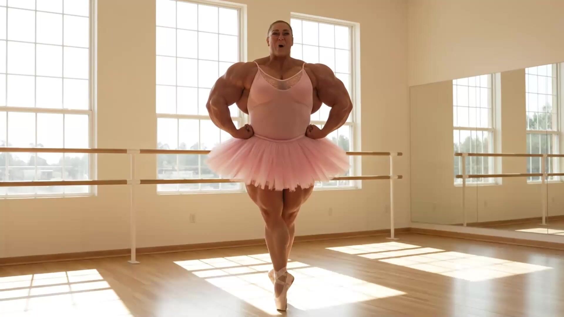 bodybuilder on ballet