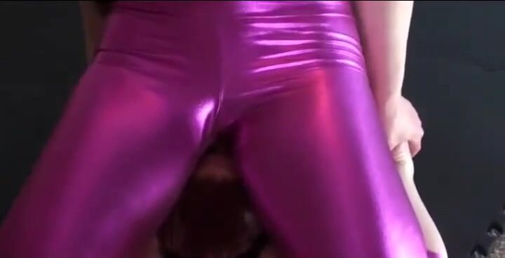 Lesbians Fight in Spandex