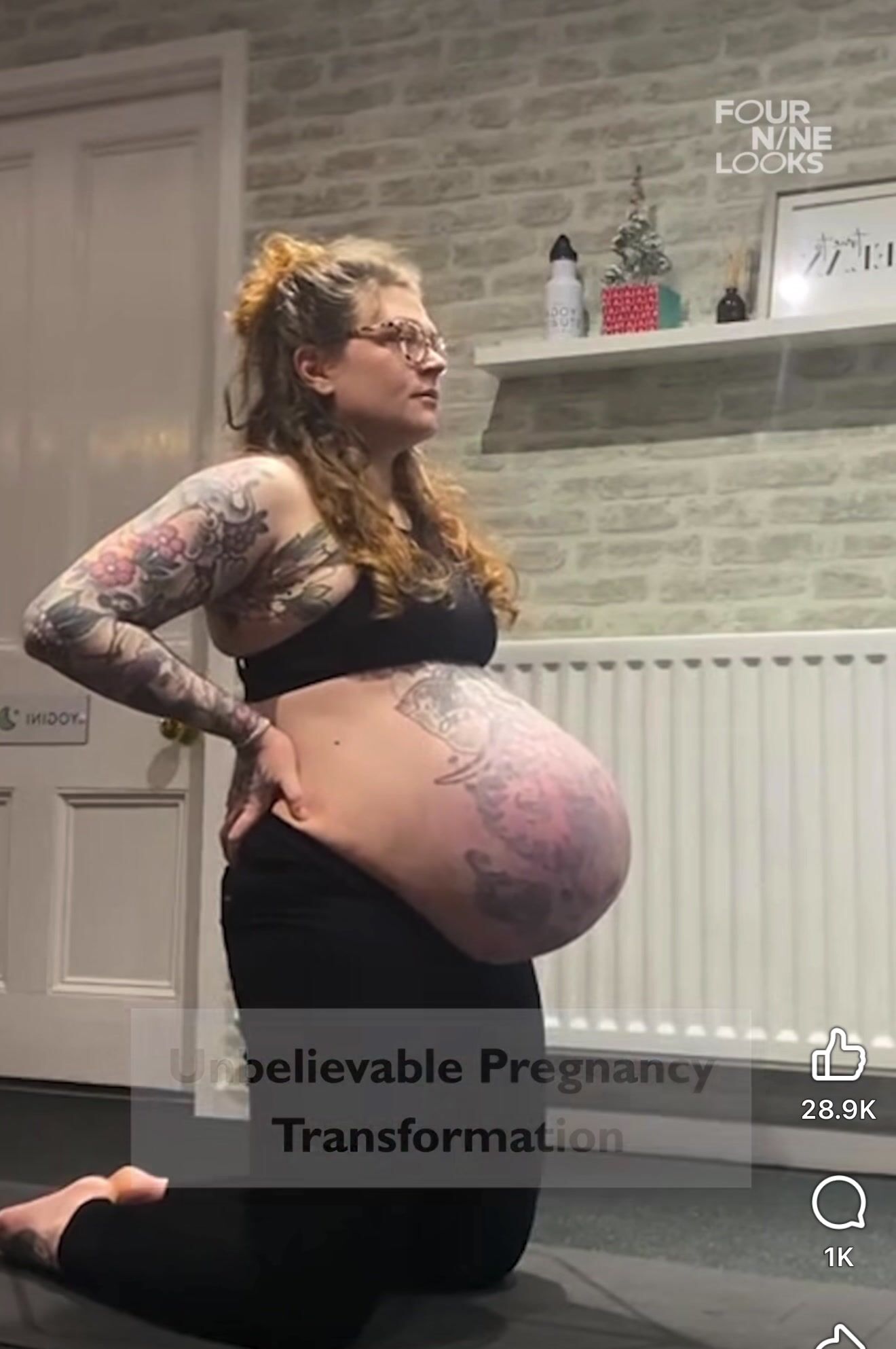 Belly pregnancy