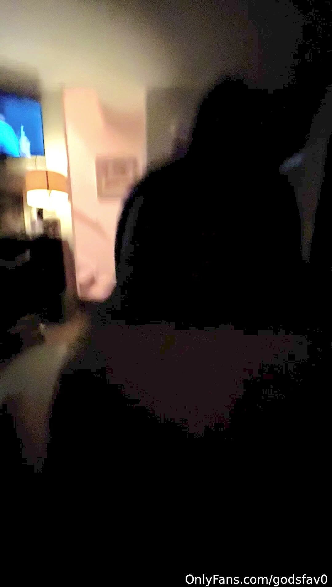 godsfav0- bouncing on it during movie