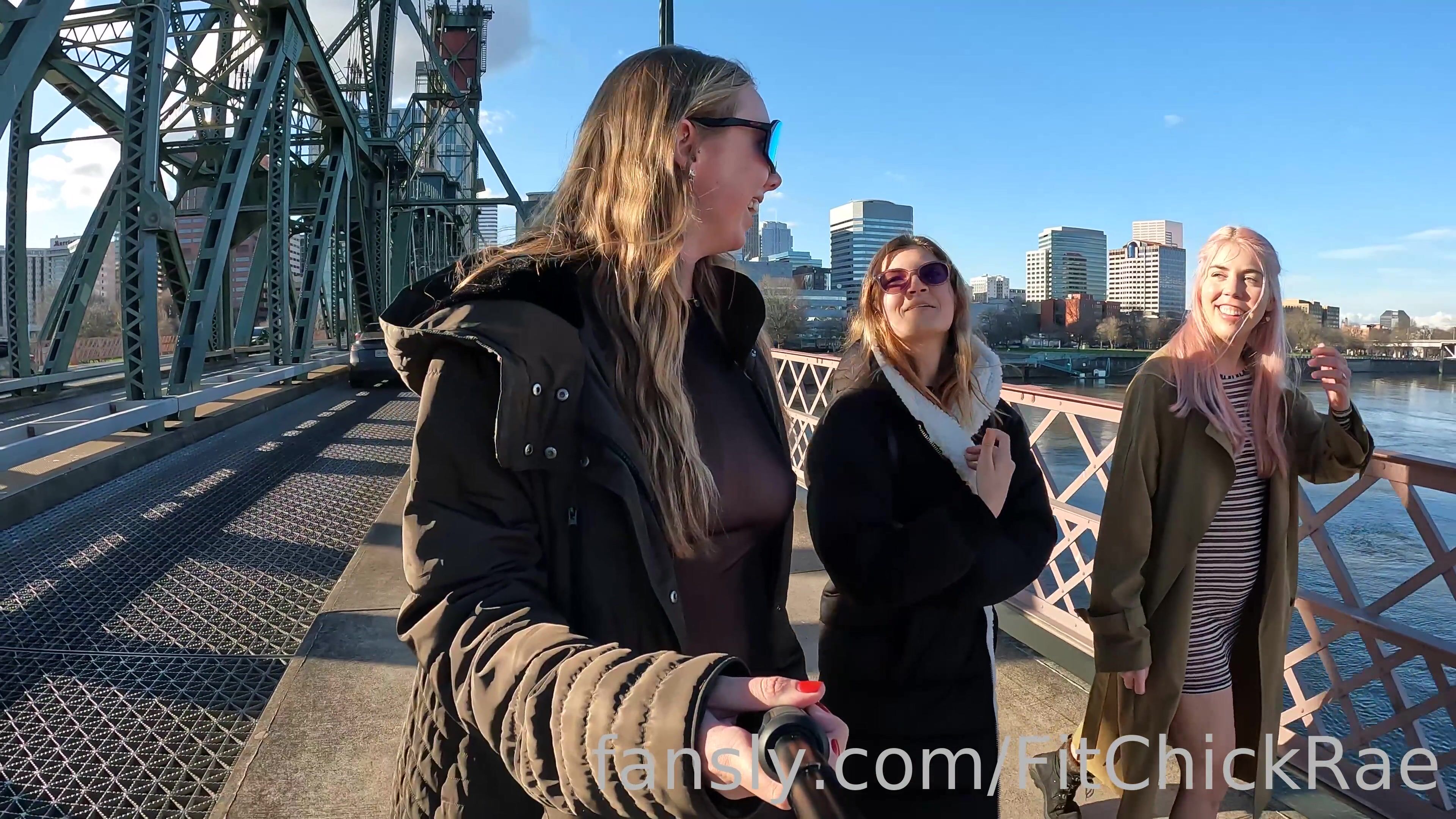 FitChickRae Sheer dress walk with @Cozysophie and @cosmickitti It was a beautiful day by the river s