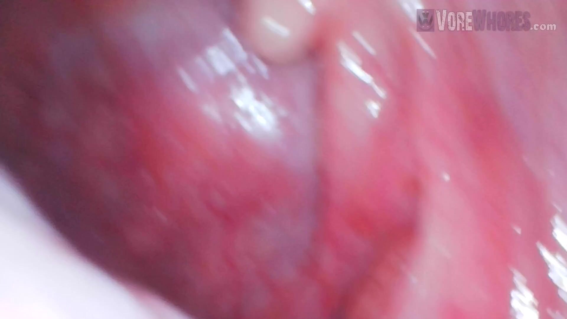 Giantess Claudia Mouth POV