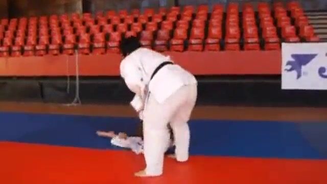 Karate feet ina black