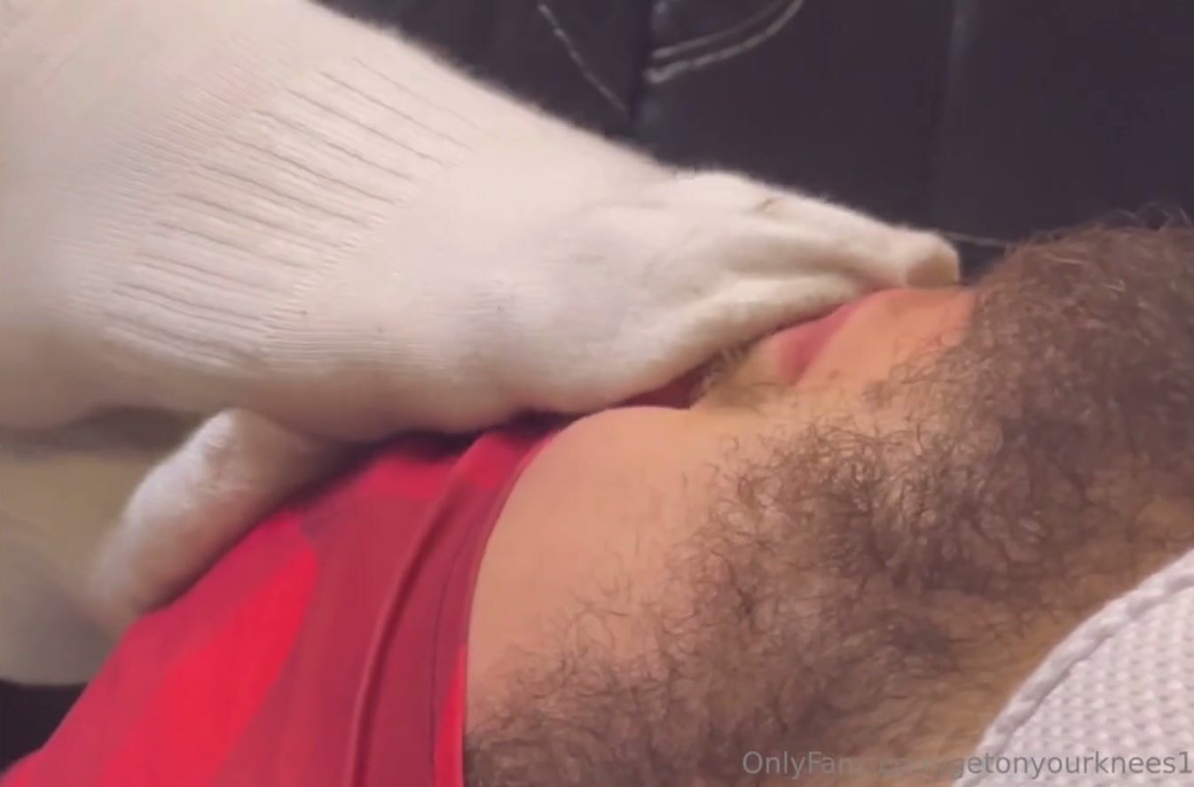 Ceres-Sweaty sock slave is my foot stool