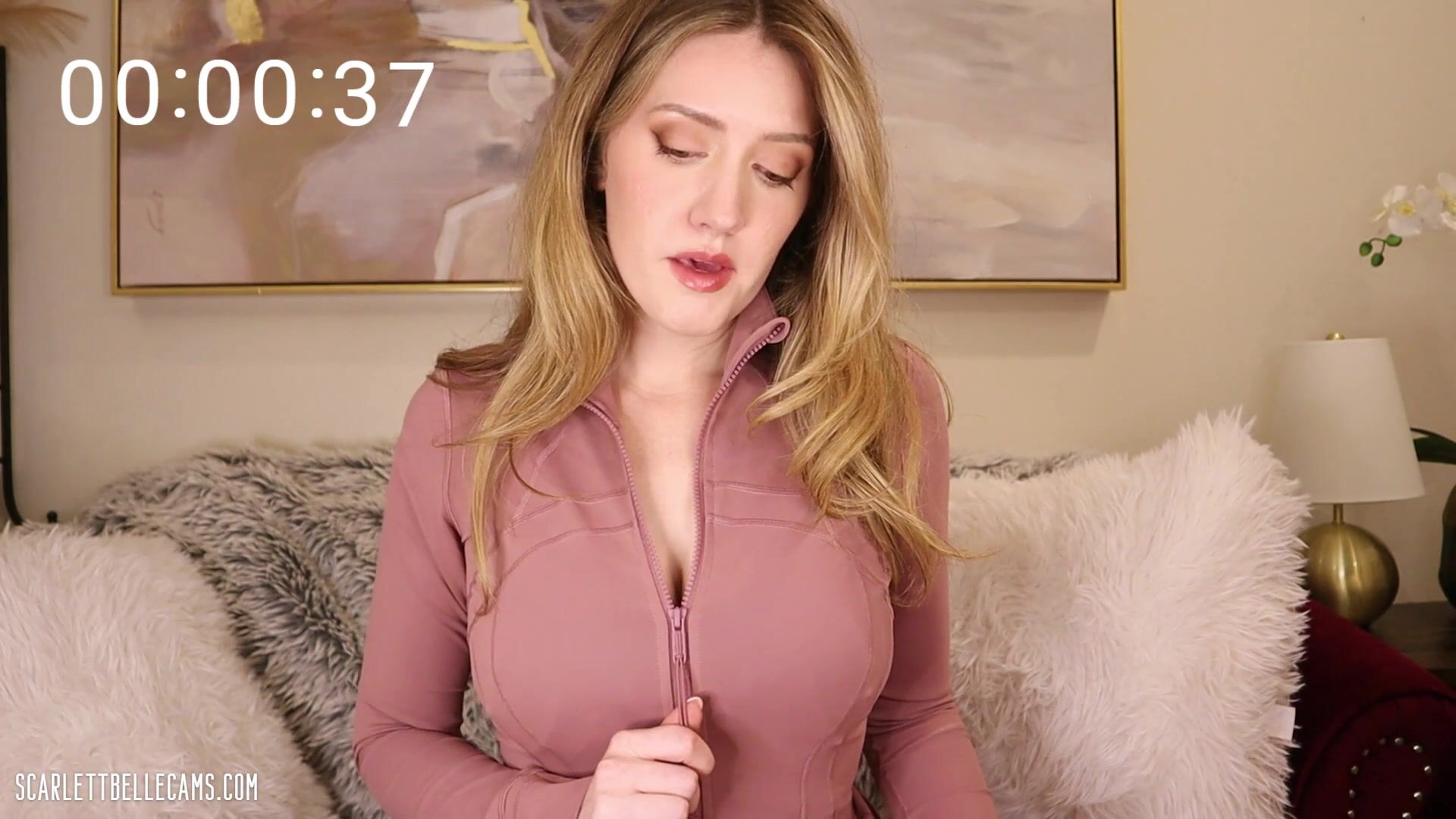 ScarletteBelle - Prejac Zipper Test
