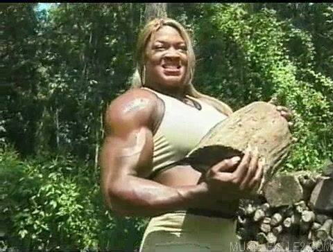 FBB Tatianna Butler working out and posing