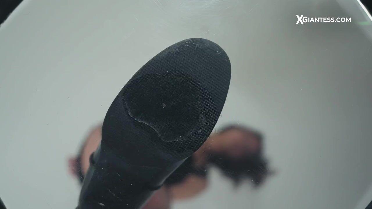 XGiantess Giantess Girl Crushes Shrunken Ex Boyfriend Under Her