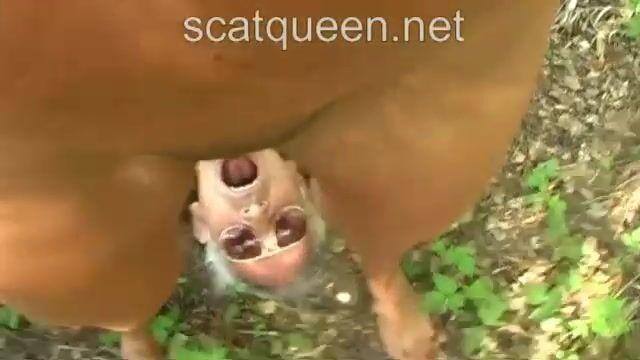 mistress with stinky musty butt takes you shit in toilets mouth
