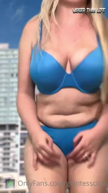 Girlfriend's sister loves giantess growth