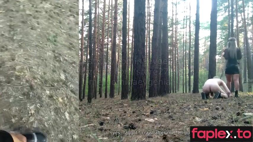 Domina Evgenia forest slave