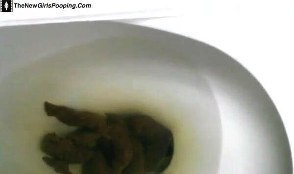 Selfshot toilet poo