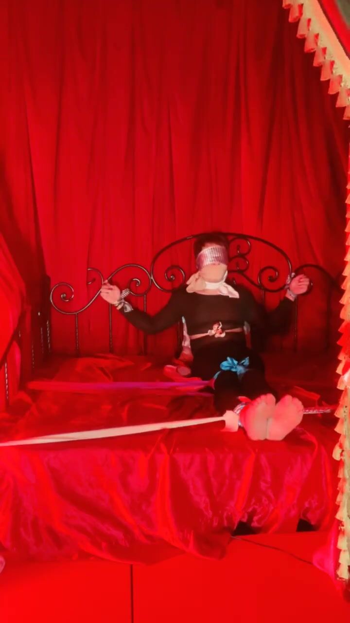 Femdom bondage smother