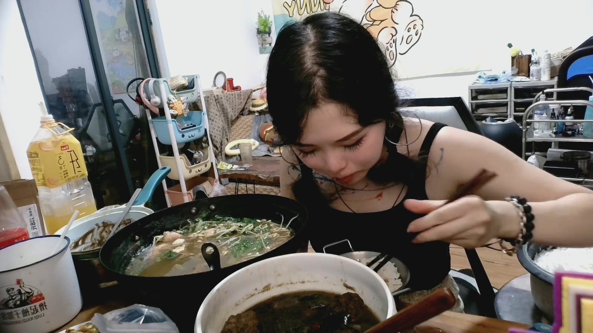 asian stuffed belly