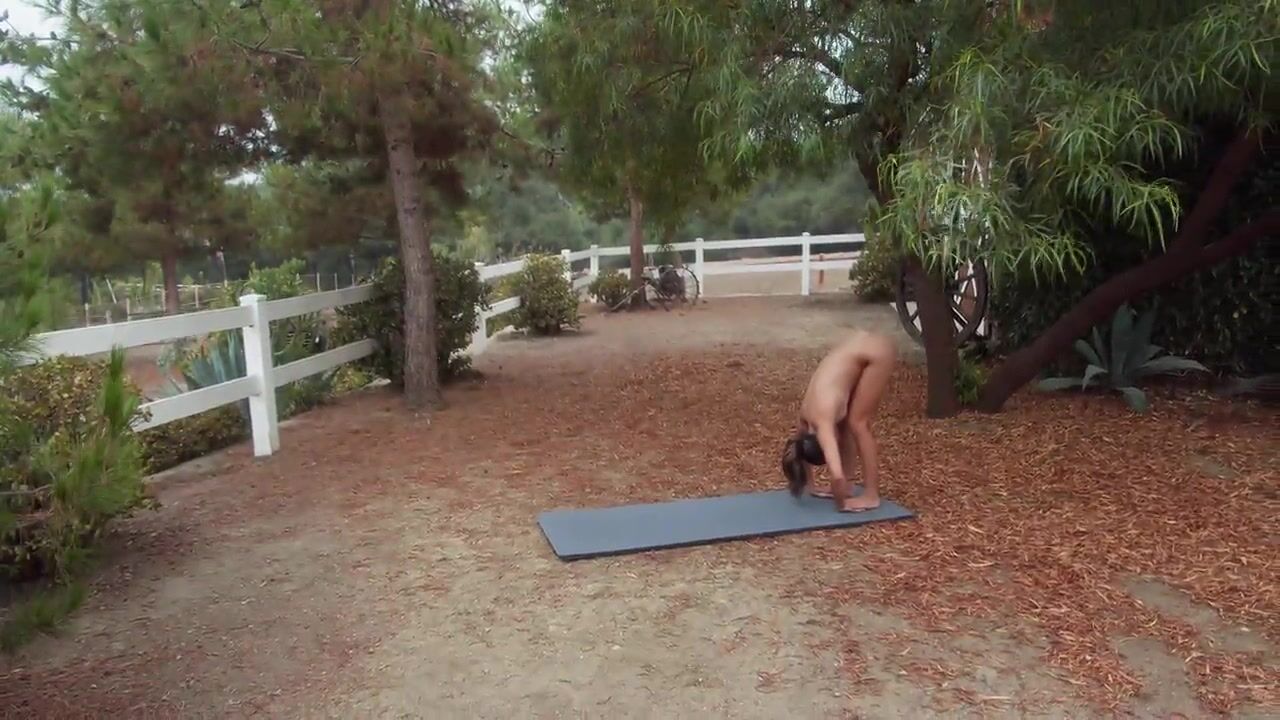 Nude Yoga Fitness Model 9