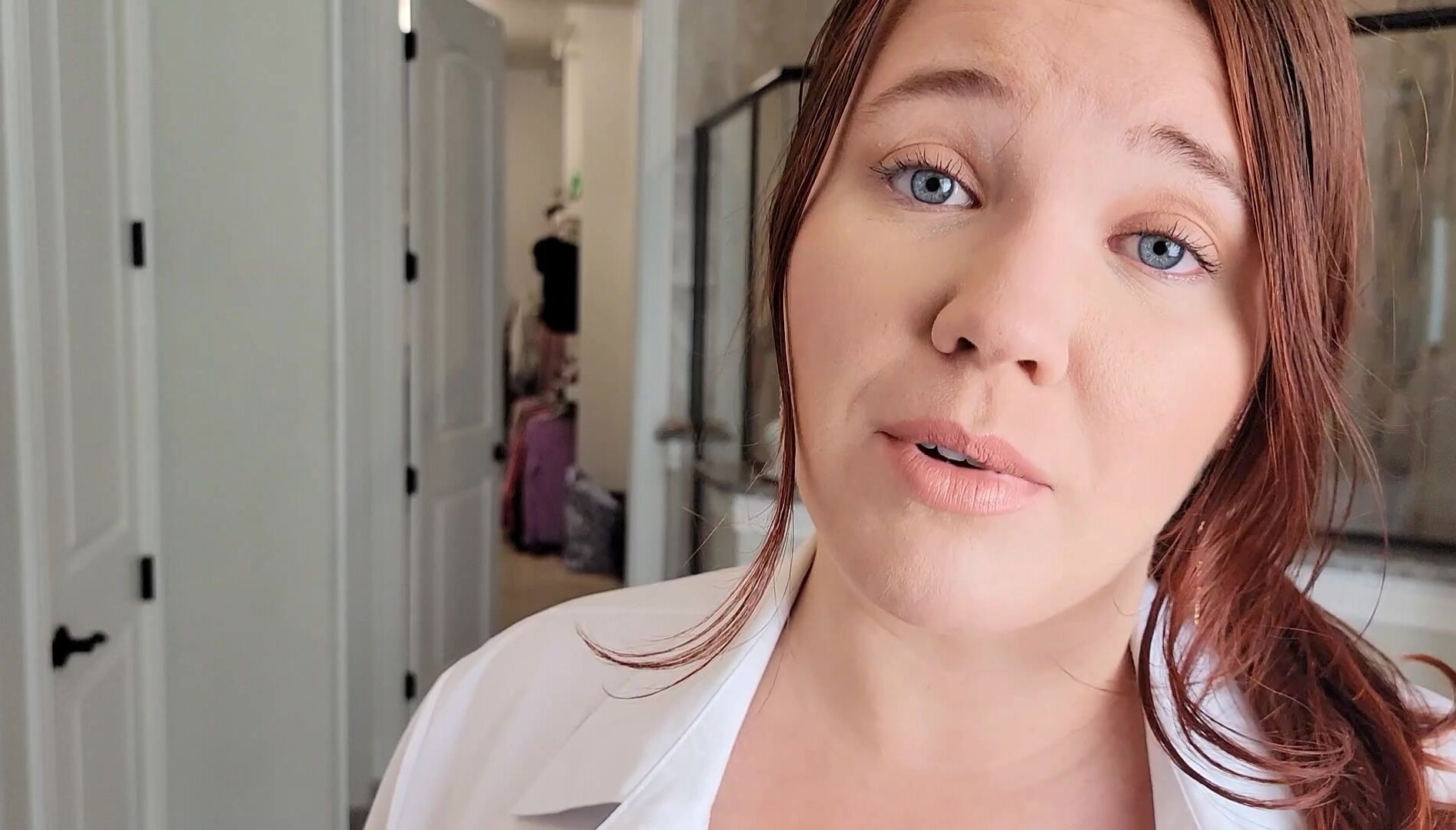 Embarrassed Lactating Wife Leaks Milk -Annabelle Rogers