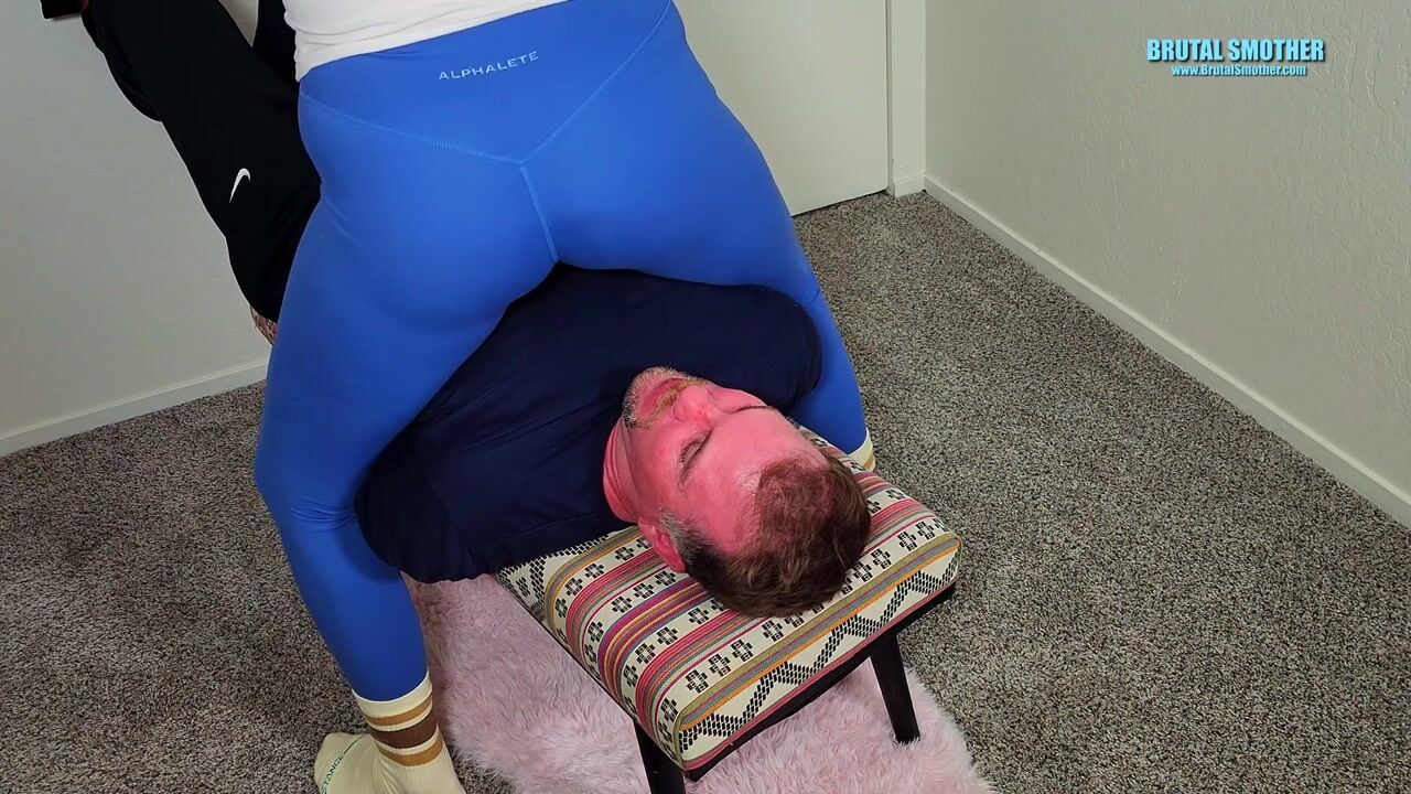 Brutal Face Sitting And Femdom - Panty Gagged Face Sitting N Grind