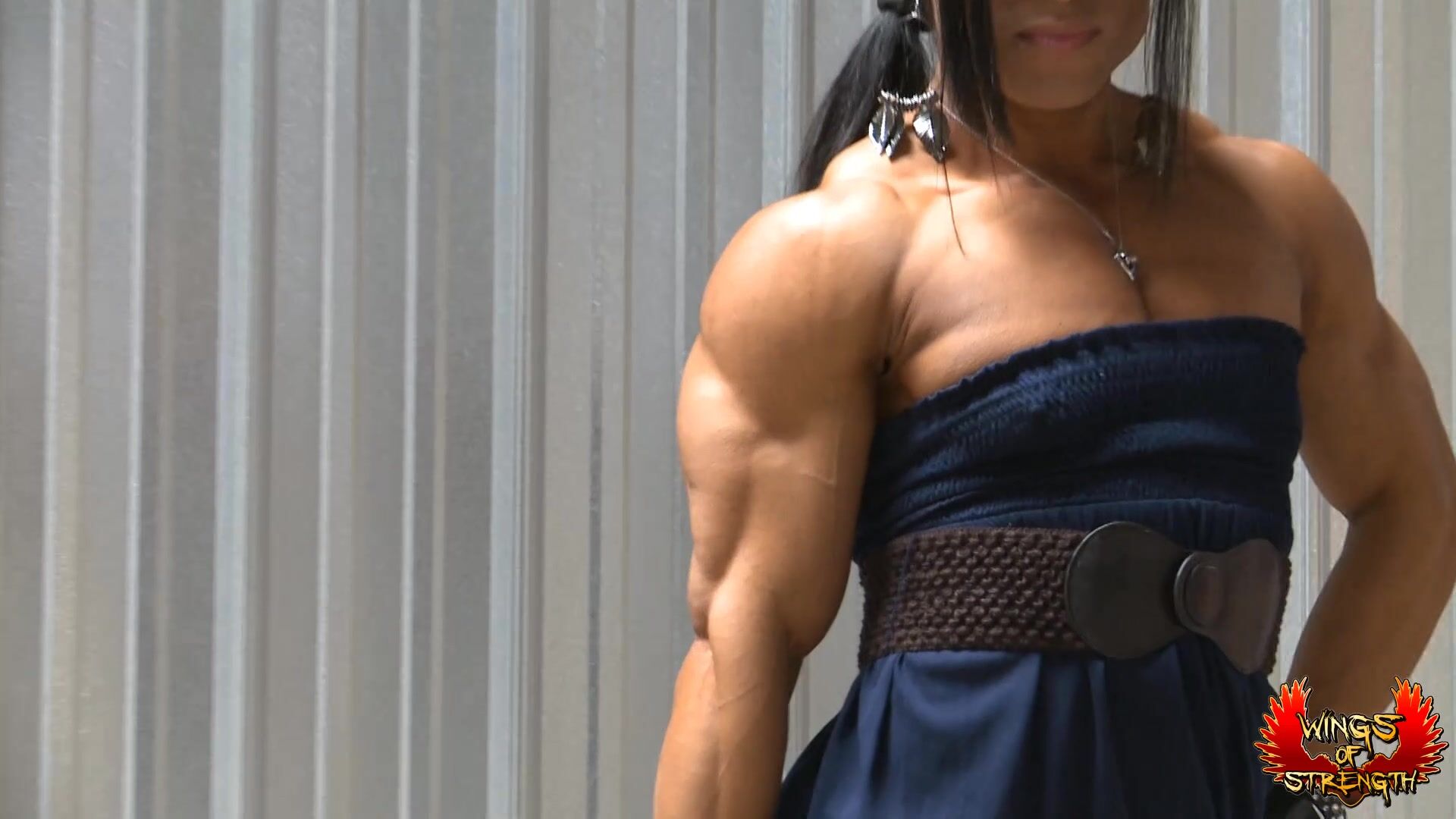 Kashma Maharaj Flexing and posing