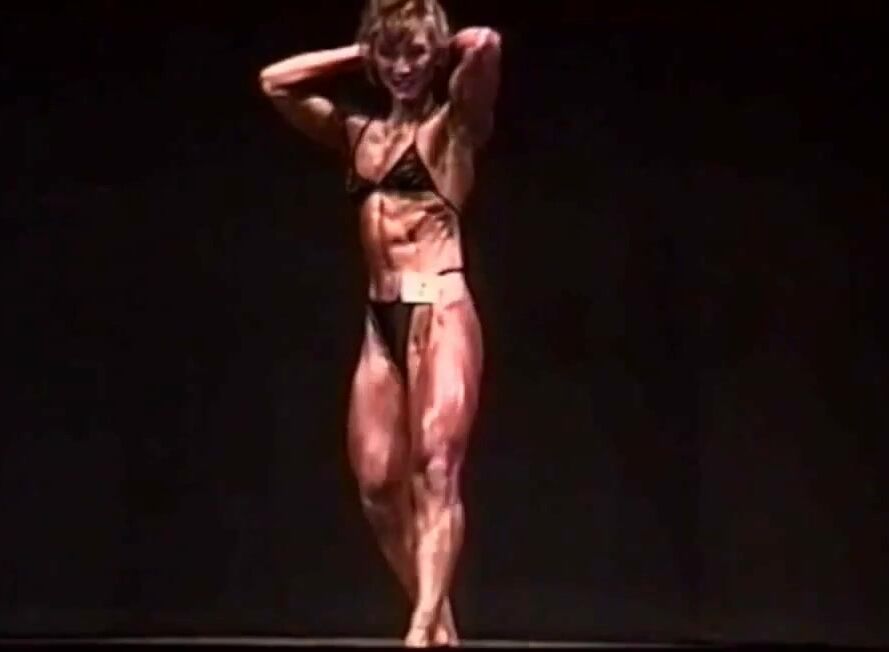 Woman Bodybuilder Posing