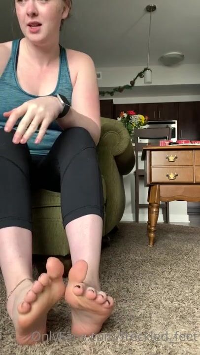Goddess Alice aka Freckled Feet Ballbusting Foot Tease