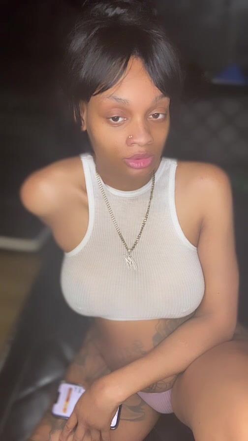 Creamy buttaa flashing pussy