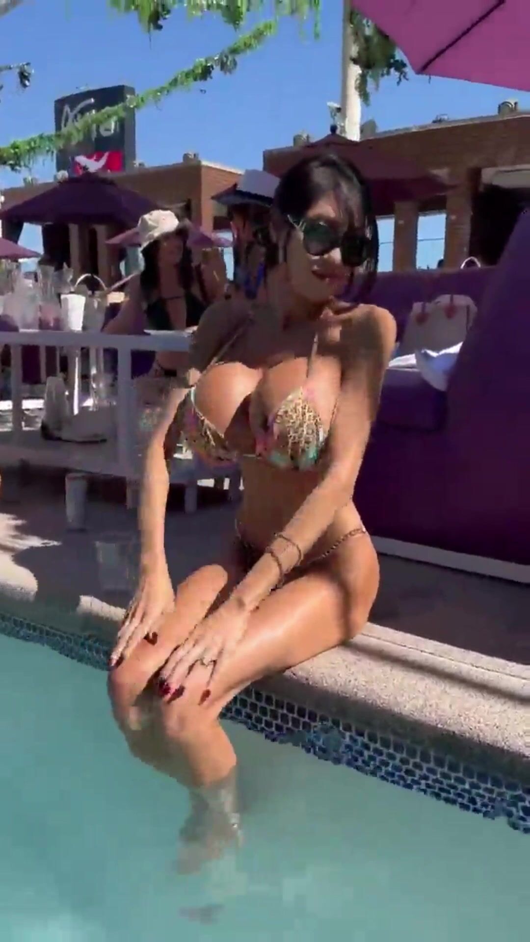 xstacym - custom compilation - huge top tier bimbo tits - massive fake tits