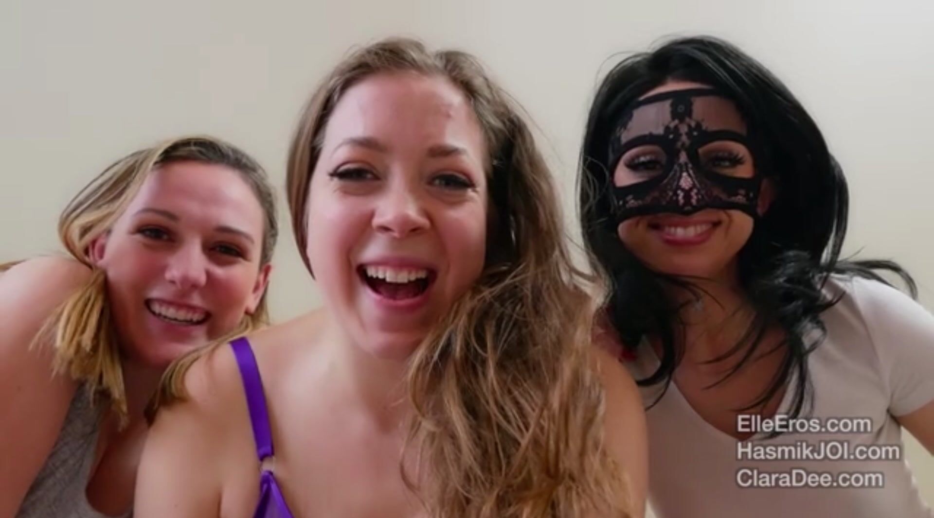 Elle Eros Pretty Sissy Spitroast with Clara Dee Hasmik JOI