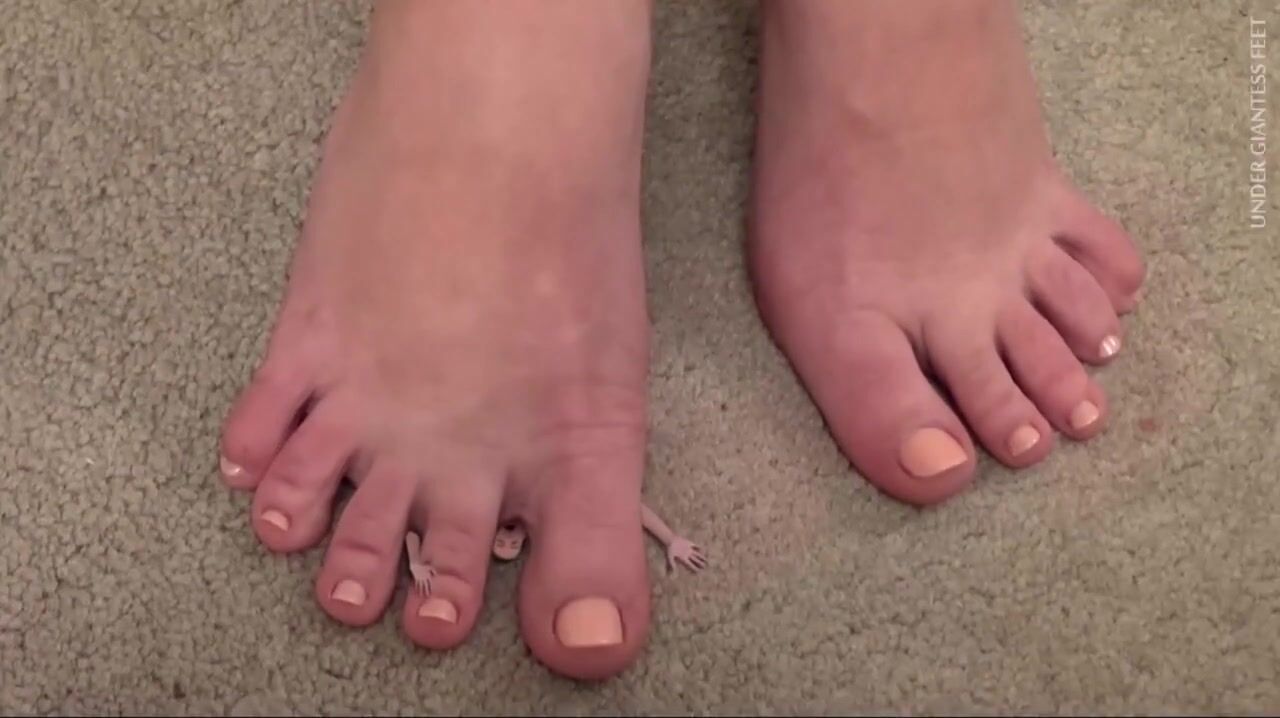 under giantess feet shrunken ex