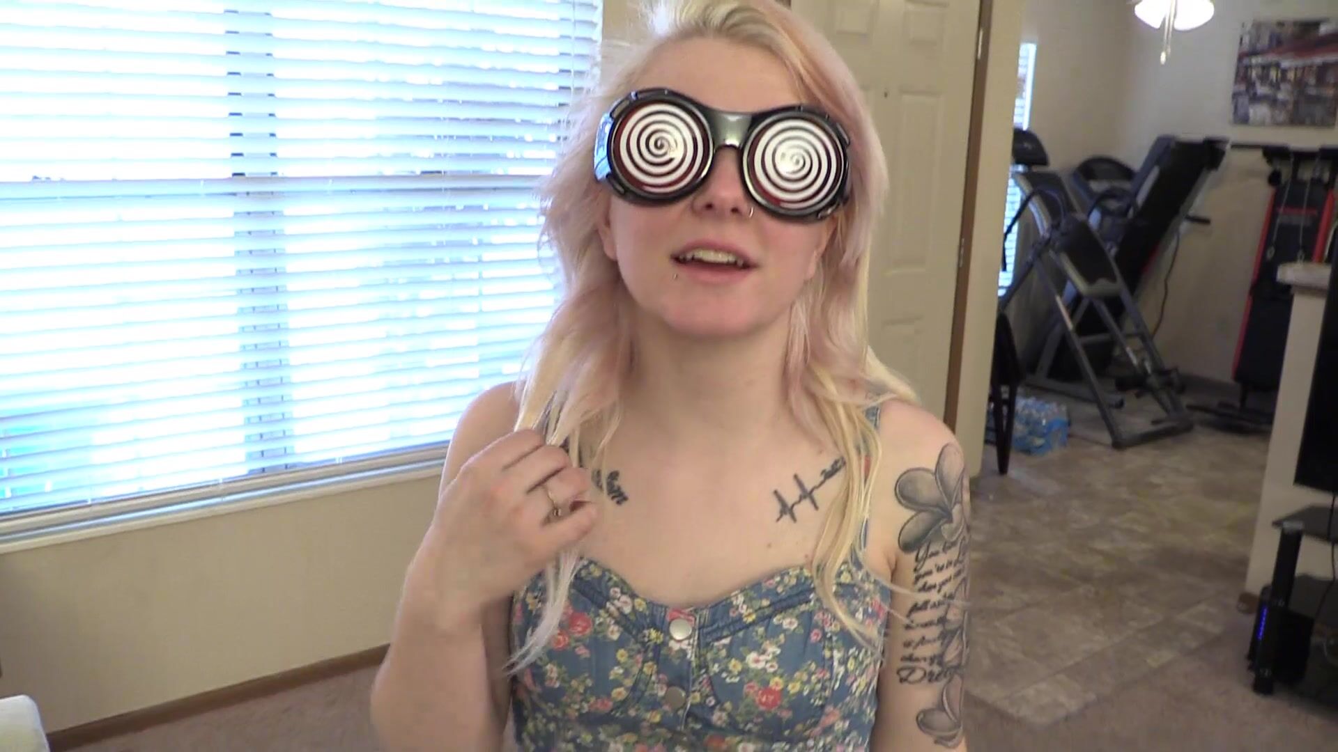 Claire Controlled by the Glasses