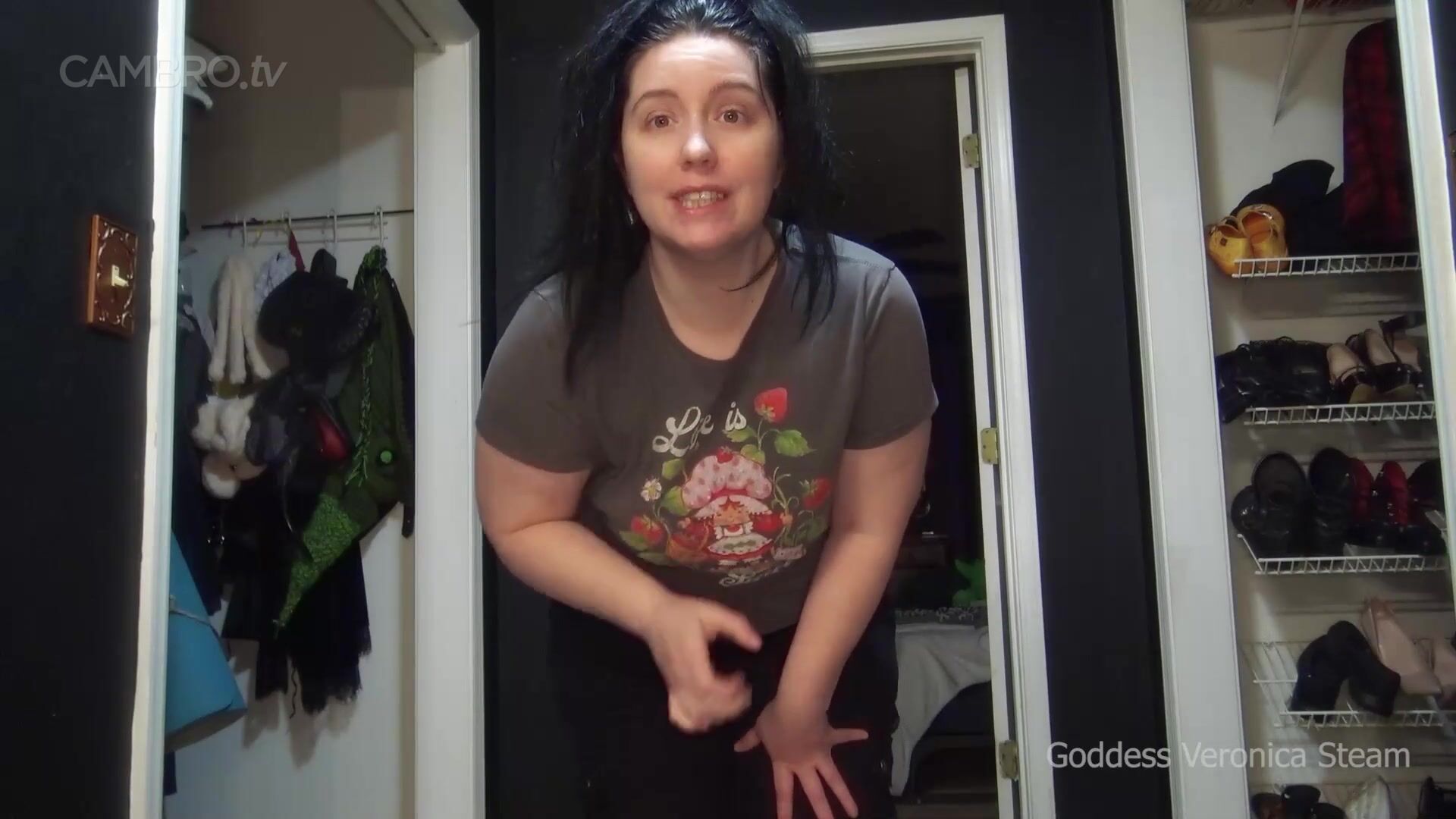 Veronica Steam - Sweaty Fart JOI in Black Work Pants